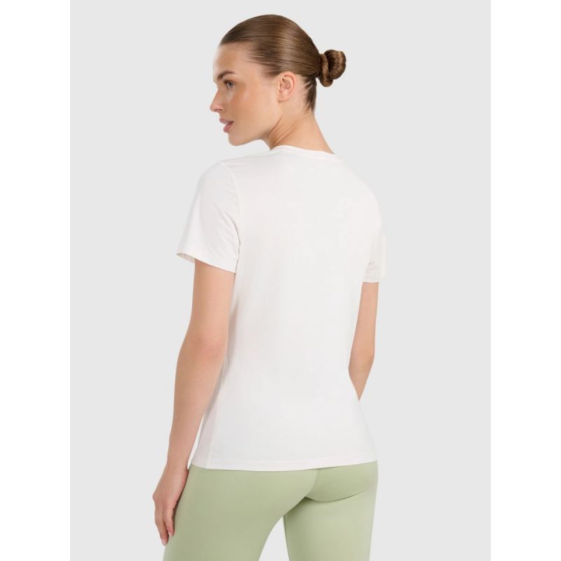 Women's quick-drying regular training T-shirt 4F 4FWAW25TFTSF1516-12S póló