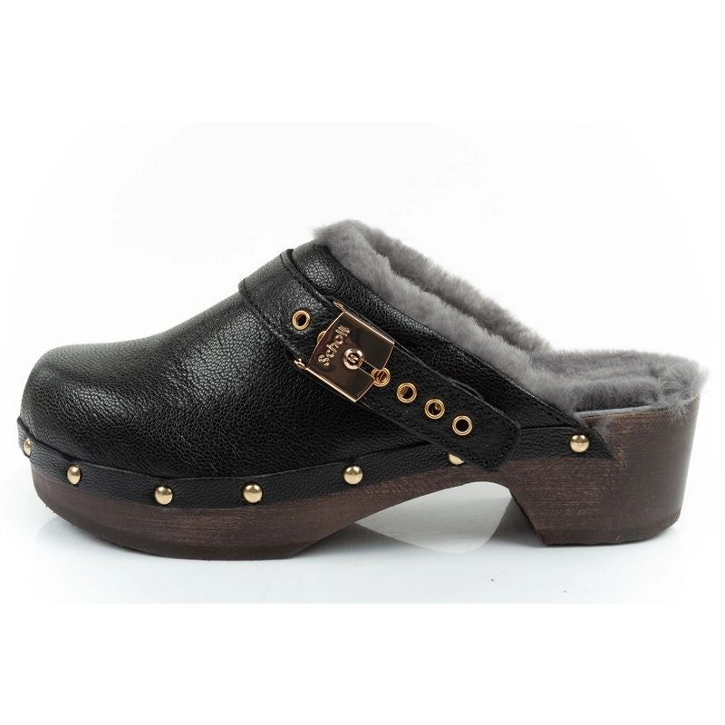 Scholl Iconic W Clogs fekete clogs, slides