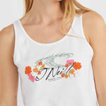 O'Neill Luana Graphic Tank Top W fehér póló