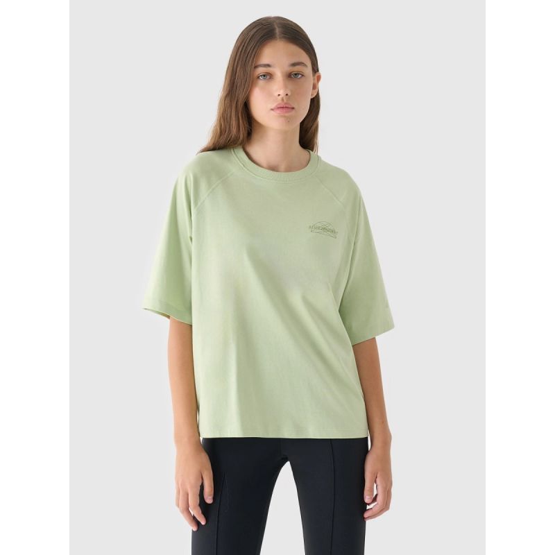Women's oversize printed T-shirt 4F 4FRAW24TTSHF2583-43S póló