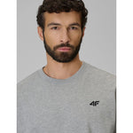4F Men's regular sweatshirt without hood férfi kapucnis pulóver 4FRMM00TSWSM3059-27M