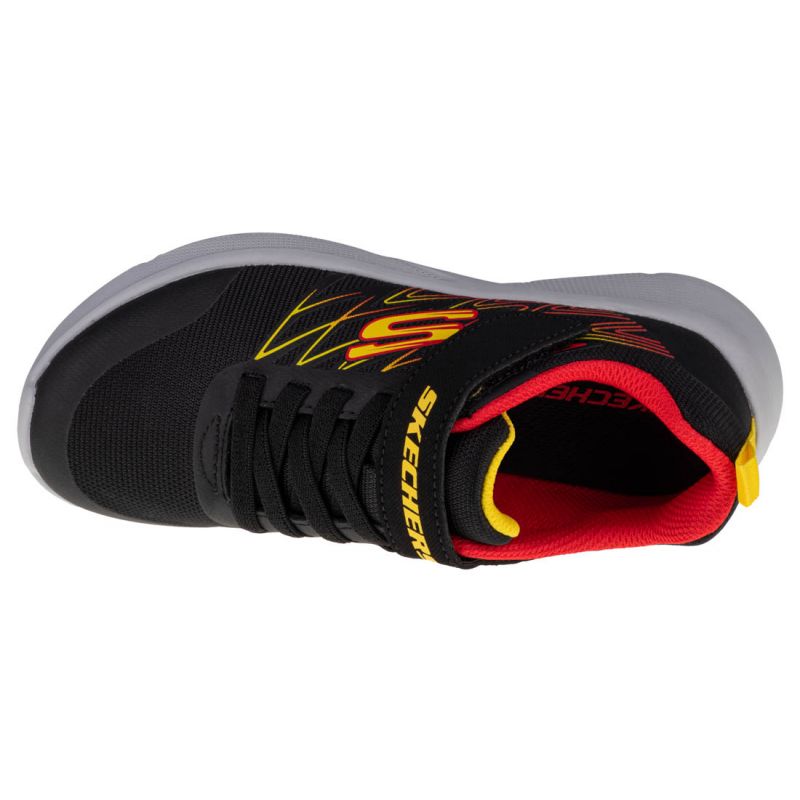 Skechers Microspec Texlor Jr 403770L-BKRD shoes Cipő