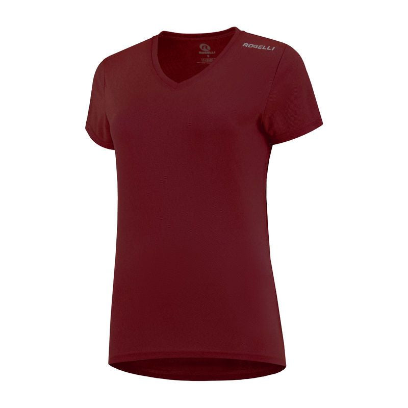 Rogelli women's t-shirt PROMO 2XL bordó póló