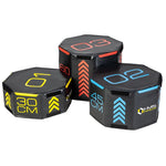HMS Set of three Premium octagonal plyometric boxes fekete papucs 17-62-109
