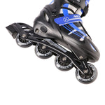 Nils Extreme 2-in-1 navy blue size S (31–34) inline skates with replaceable hockey blade sötétkék korcsolya 16-21-112