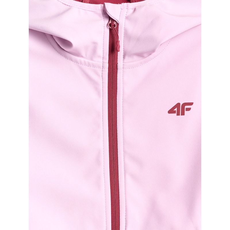 Girls' softshell jacket, windproof membrane 5000, 4F 4FJWSS26TSOFF478-47S kabát