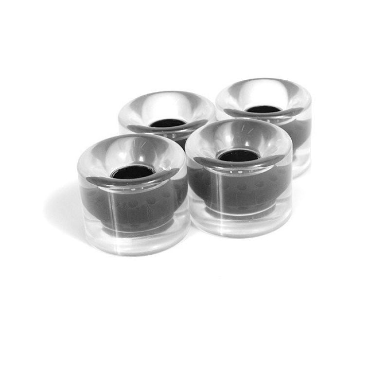 Index card rings 59x46 mm semi-transparent black fekete ceruzatartó