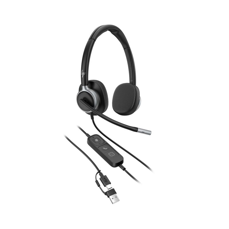 HP Poly Mission 625 Stereo USB Wired Headset