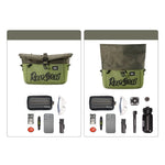 Rockbros W020 Dual-Purpose Front Bag, Bike/Shoulder - Green zöld táska