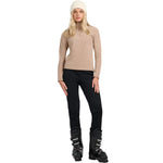 4f Women's fleece sweatshirt F069 light brown 4FWAW25UFLEF069 82S Kiegészítő