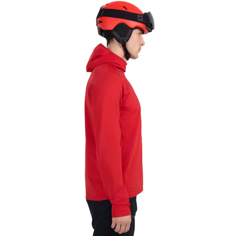 4f Men's thermal sweatshirt M100 dark red 4FWAW25UBRUM100 61S Kiegészítő