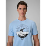 4F Men's regular printed T-shirt póló 4FRSS26TTSHM4298-34S