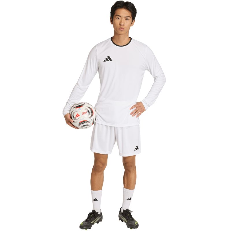 Adidas Men's Entrada 26 Long Sleeve Jersey, white, fehér férfi póló KF5854