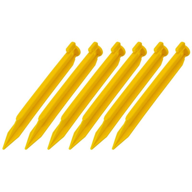 Tent Pegs 22 Cm Set 6 Pcs Plastic Enero Camp