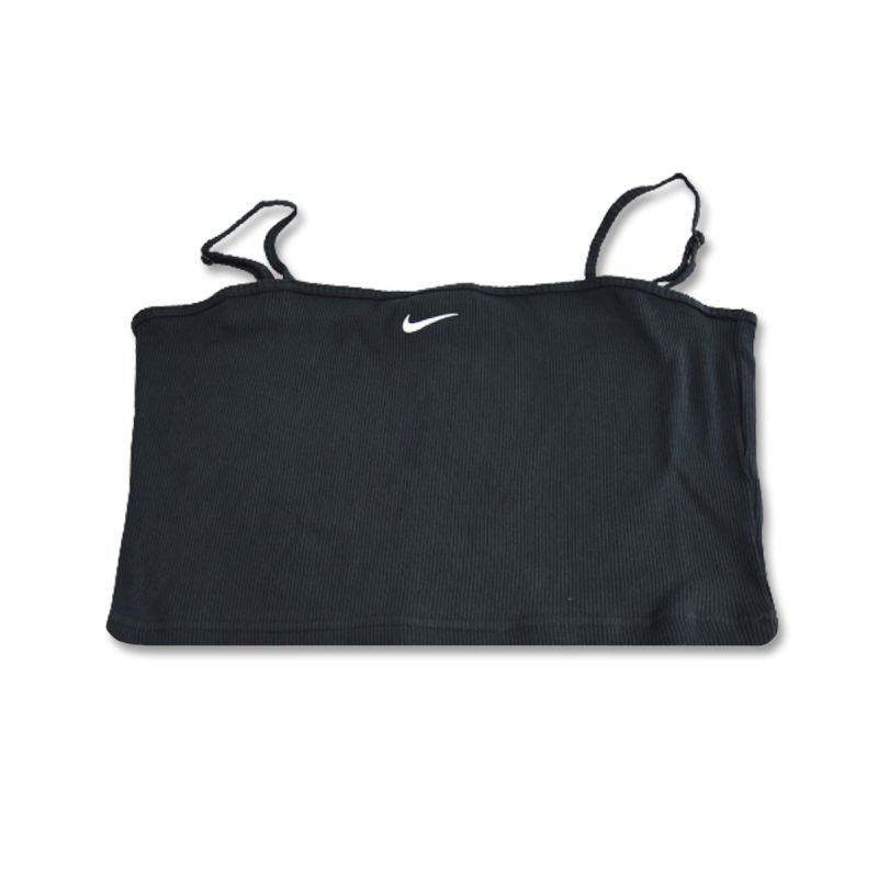 Nike Sportswear Essential Rib Crop Top Women's Black/ - DM6737-010 fehér atléta