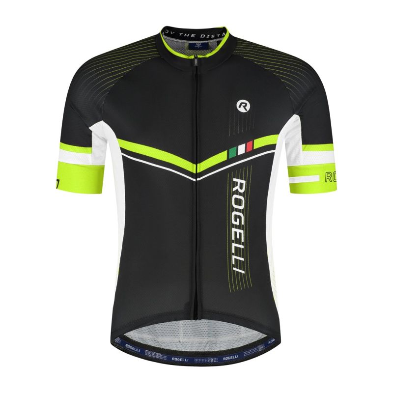 Rogelli Gara Mostro II T-shirt Black and Yellow 3XL sárga póló