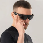 Rockbros SP-251 Polarized Cycling Glasses with Bluetooth Audio Kit - Black fekete napszemüveg 304004-212355