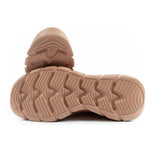 Skechers women's winter boots, insulated leather ankle boots, brown Cipő