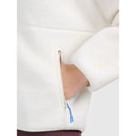 4F Women's loose sherpa fleece with stand-up collar női polár pulóver 4FWAW26TFLEF463-11S
