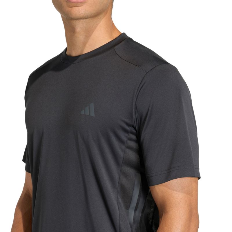 Adidas Men's Tech Essentials Workout 3-Stripes T-shirt black 2xs póló KQ7485
