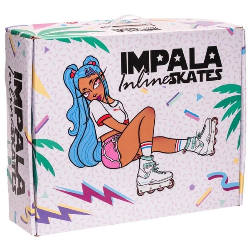 Inny Impala Lightspeed Inline Skate A084-BLACK/FLUORO skates Cipő