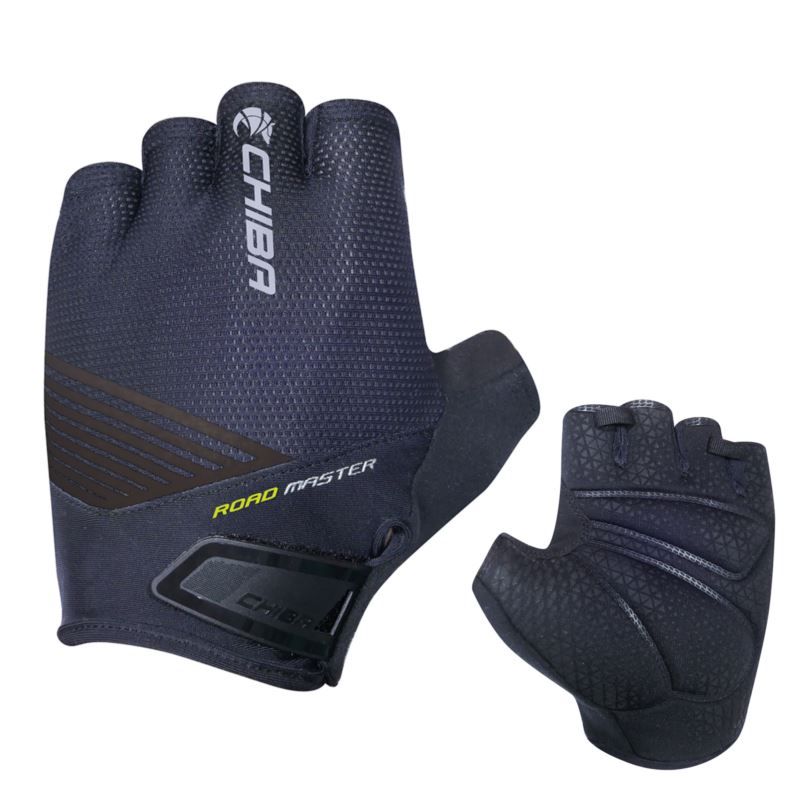 CHIBA ROAD MASTER L gloves black fekete kesztyű