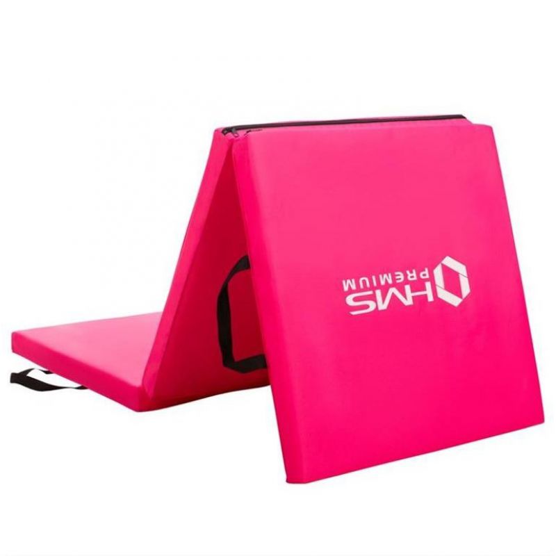 HMS Folding gymnastic mattress pink MGS02 rózsaszín fitness matrac 17-44-283