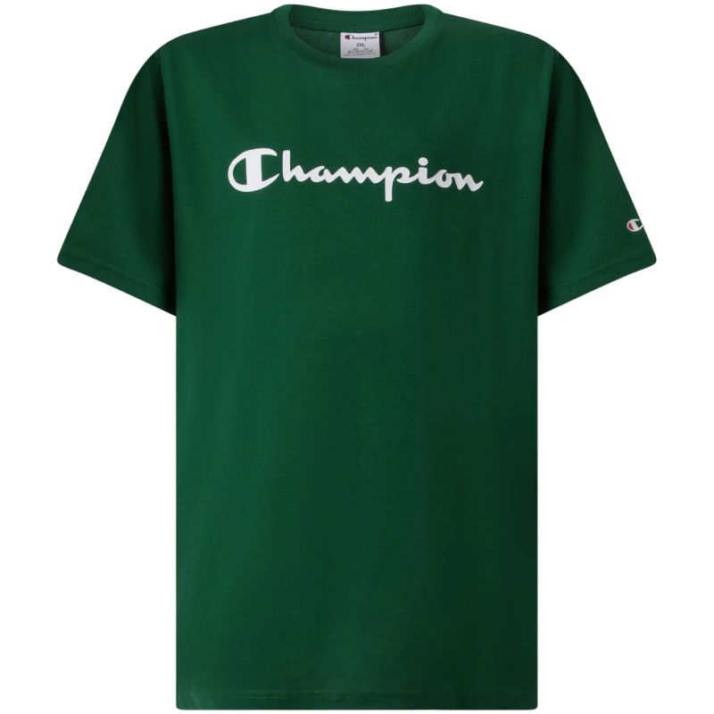 Champion SS Tee Kids T-Shirt Green 307322 GS559 zöld gyerek póló 307322GS559