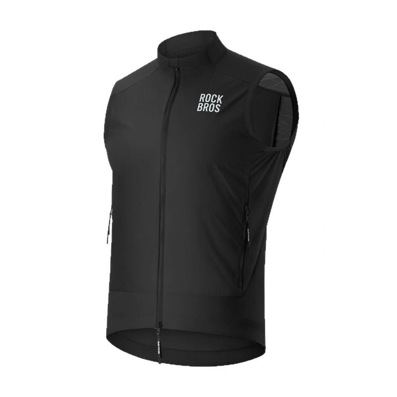 Rockbros Windproof Vest Spring/Autumn Size S - Black czarny \ xs vests
