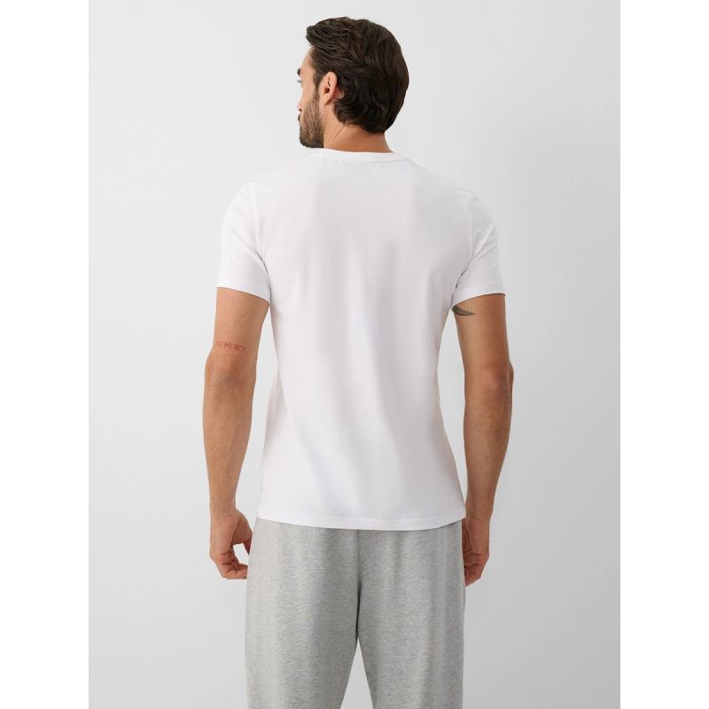 4F Men's slim T-shirt with print férfi póló 4FRAW26TTSHM4666-10S