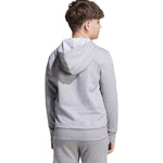 adidas Essentials Hoodie for kids gray JV9995 128 cm kapucnis pulóver