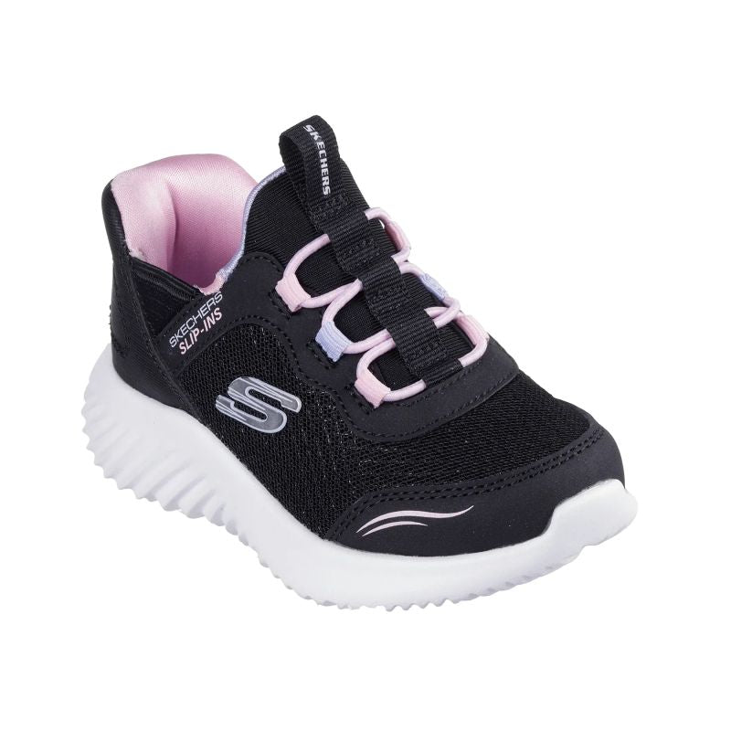 Skechers Slip-ins Bounder - Simple Cute 303585L-BLK Black fekete utcai cipő