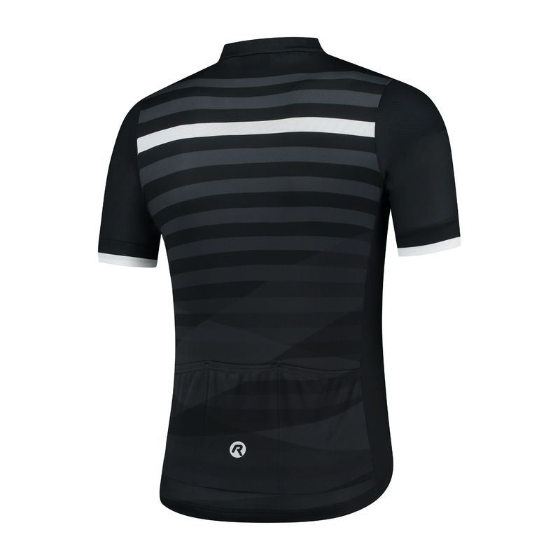 Rogelli STRIPE 2XL black and white T-shirt fehér póló