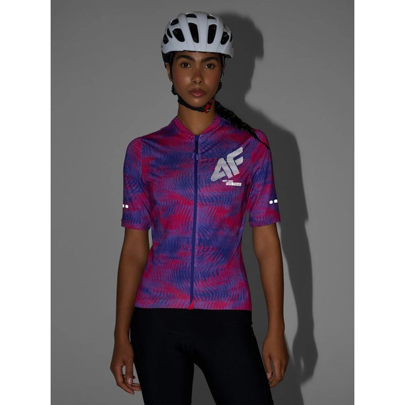 Women's cycling jersey with UPF50+ filter 4F