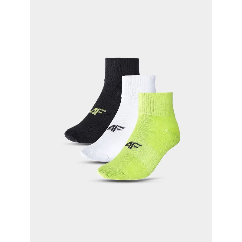 4f Boys' casual ankle socks (3-pack) Junior 4FJWMM00USOCU330-91S General