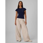 Women's wide leg trousers 4F