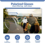 Rockbros sports glasses 0089 polarized ezüst glasses, training equipment