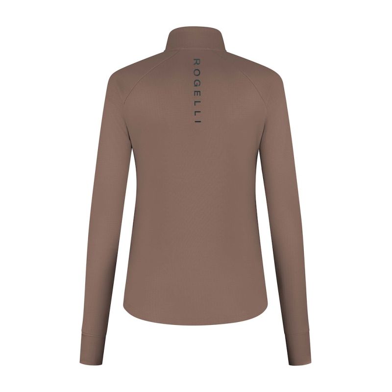 Rogelli ESSENTIAL mocha XL running sweatshirt kerékpáros ruha SIRR2010002.960.XL