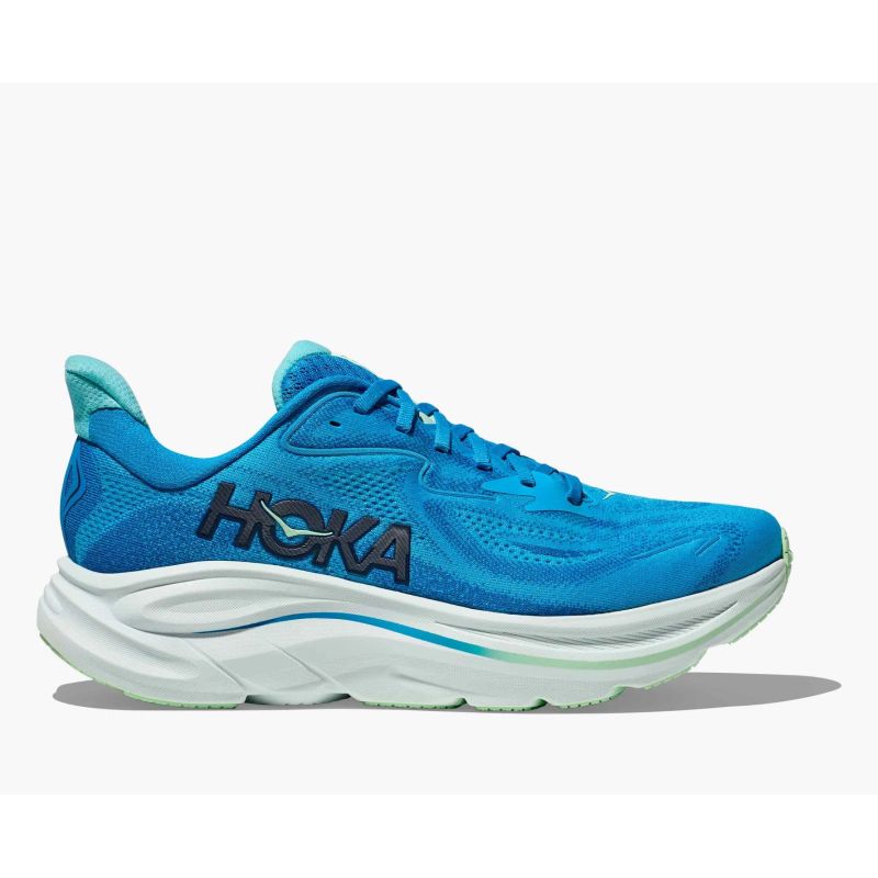 Hoka M Clifton 10 Men's Running Shoes Low Top Blue (1162030-HSK) General