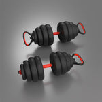 HMS 6-in-1 weight set (barbell, dumbbells and kettlebell) 40kg edzőfelszerelés 17-57-070