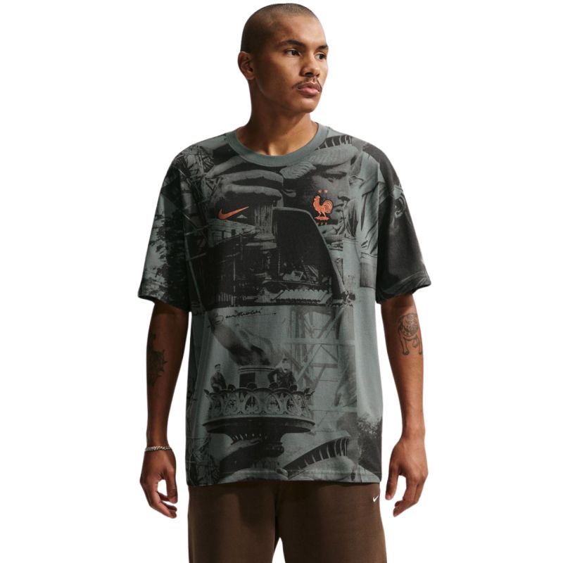 Nike FFF Iron Men's T-Shirt IQ2261 szürke póló