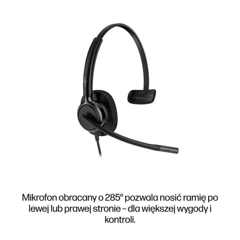 HP Poly Mission 415 Monaural USB Wired Headset Classic