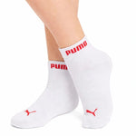 Puma Women's 3-Pack Ankle Socks Cotton Pink/Red/ fehér zokni