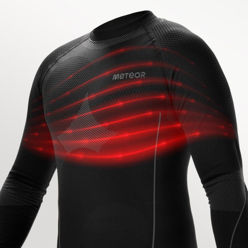 Meteor thermal underwear XL/XXLblack fekete férfi termoaktív ruha 16688