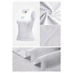 Rockbros Women's Quick-Dry Sleeveless Cycling Jersey XL / XXL - White