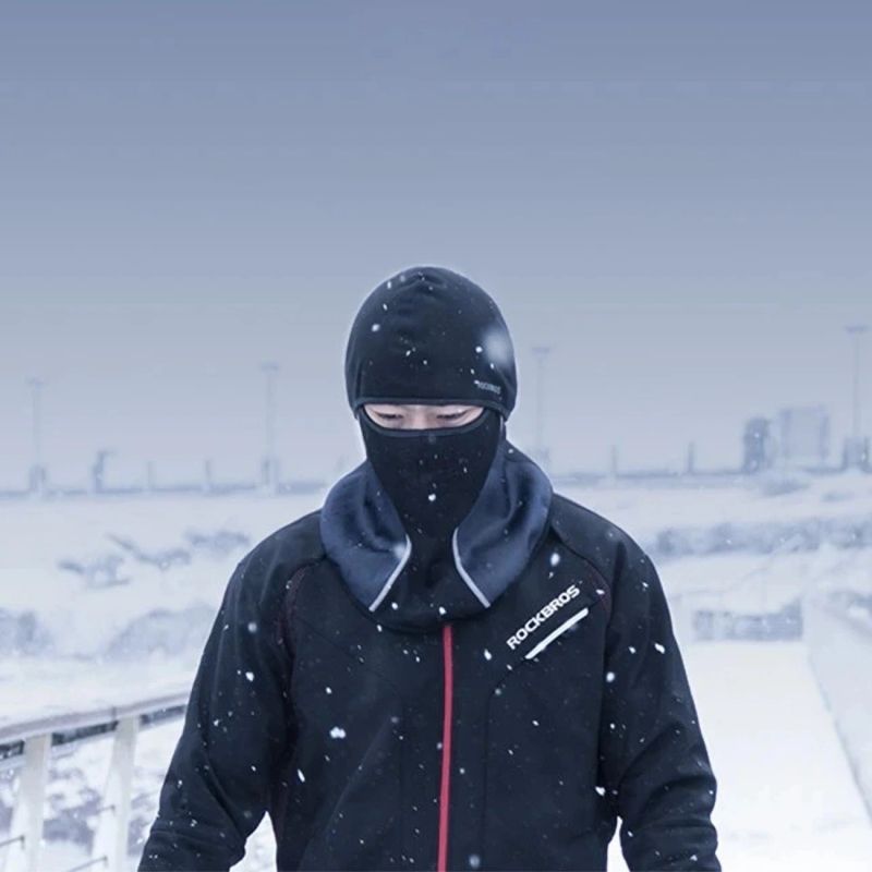 Rockbros cycling balaclava, universal size - black