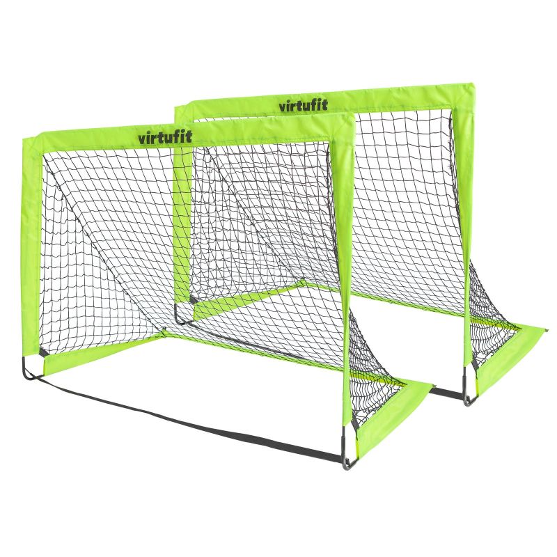 Virtufit Foldable Soccer Goal Set - Soccer Goals - 120 X 90 Cm General