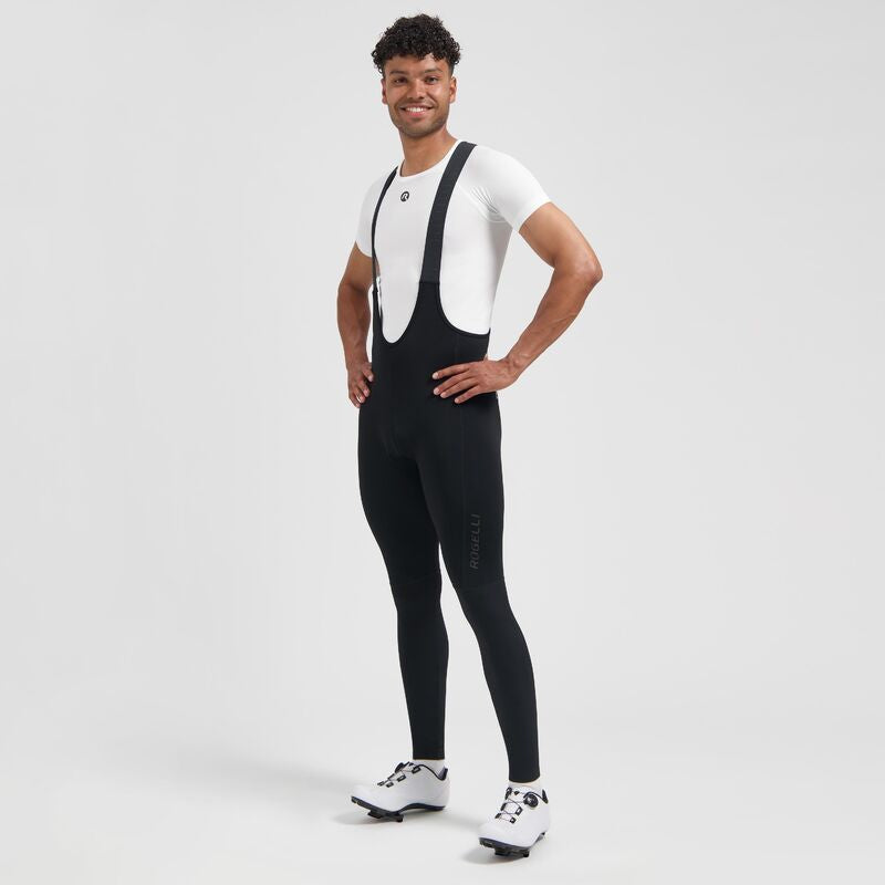 Rogelli ESSENTIAL II cycling pants black fekete kerékpáros ruha SIRC1210002.000.L