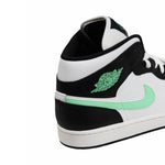 AIR Jordan 1 Mid Green Glow White Men's Sneakers - zöld cipő