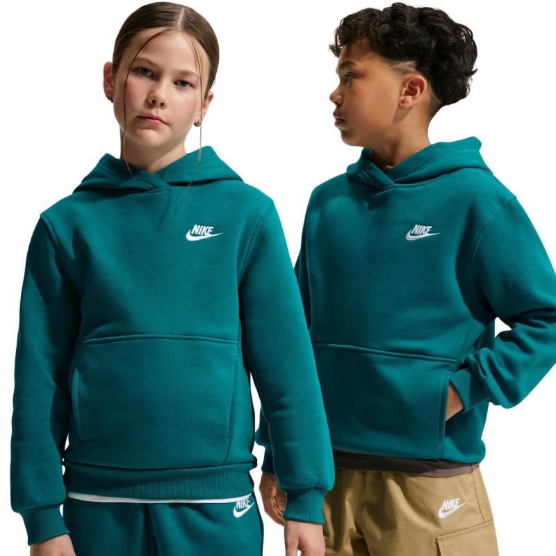 Nike Sportswear Club Fleece Kids' Sweatshirt zöld pulóver FD3000372